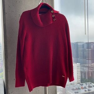Calvin Klein red sweater XL